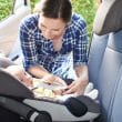 Pourquoi le siège bébé est-il placé à l’envers dans la voiture ?